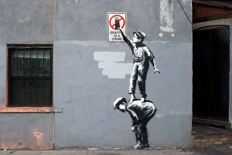 Banksy May Be Popular, But is He an Artist?