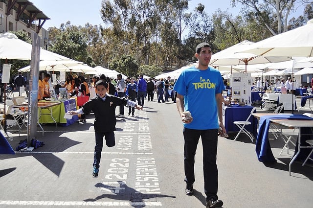 Over 20,000 prospective UCSD students and their families attended the third annual Triton Day on Saturday, April 5. Photo by Taylor Sanderson/Guardian