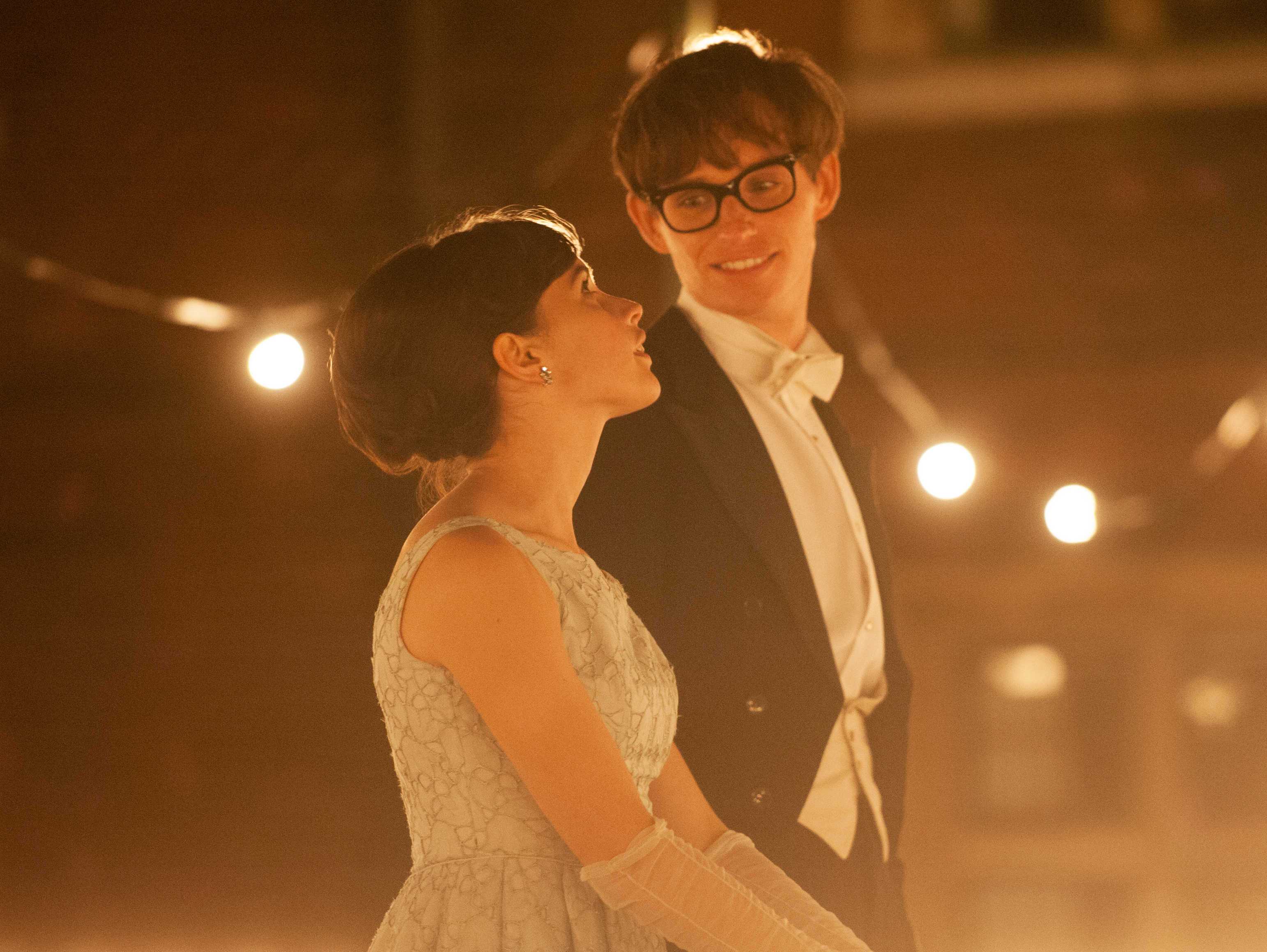 Eddie Redmayne and Felicity Jones play a real-life star-crossed couple. Photo used with permission from Focus Features.