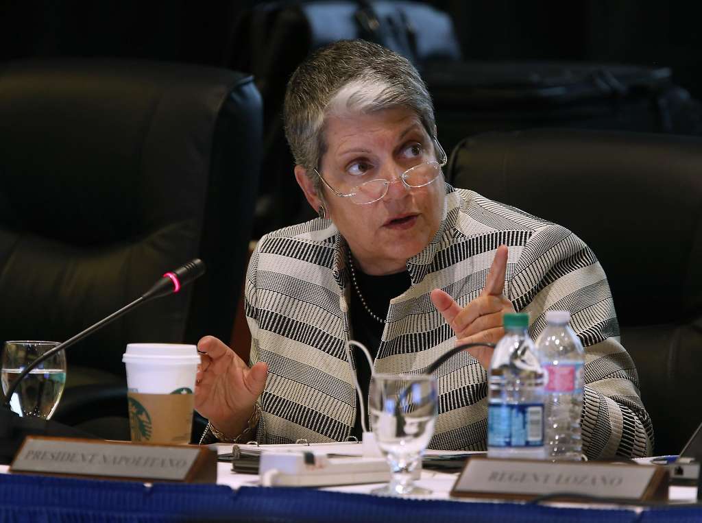 UC President Janet Napolitano (Photo by Paul Chinn)