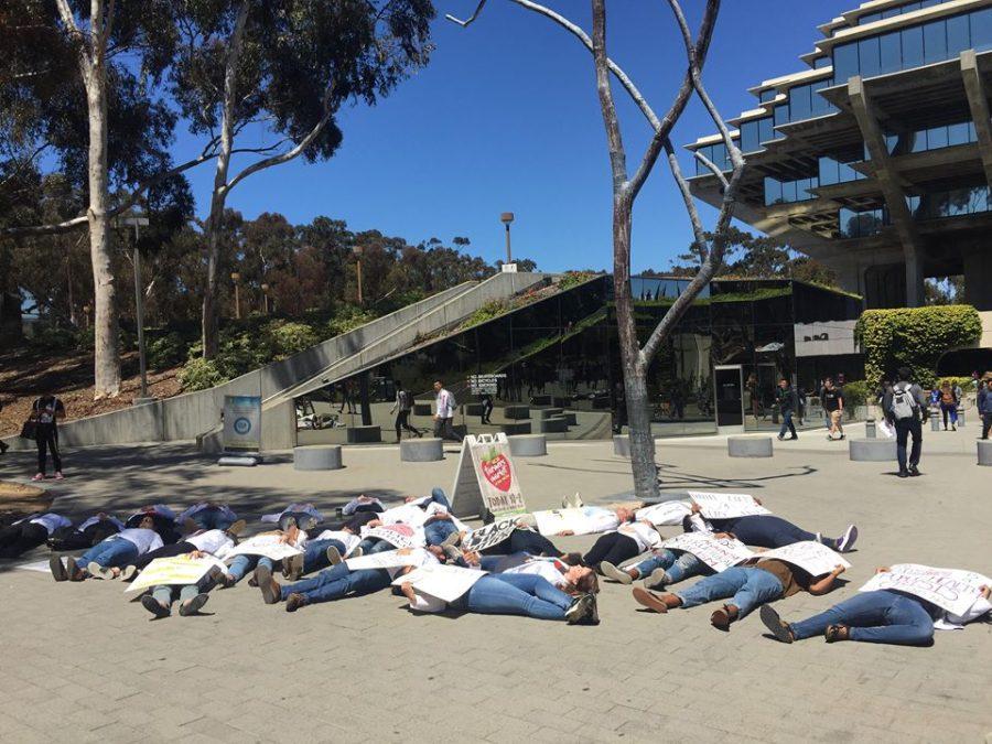 UCSD White Coats for Black Lives Stages Die-In Protest Addressing Police Brutality