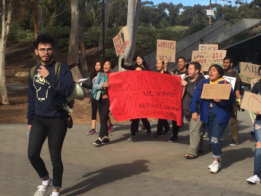 Student Groups Protest, Deliver Demands to Chancellor on Labor and Immigration