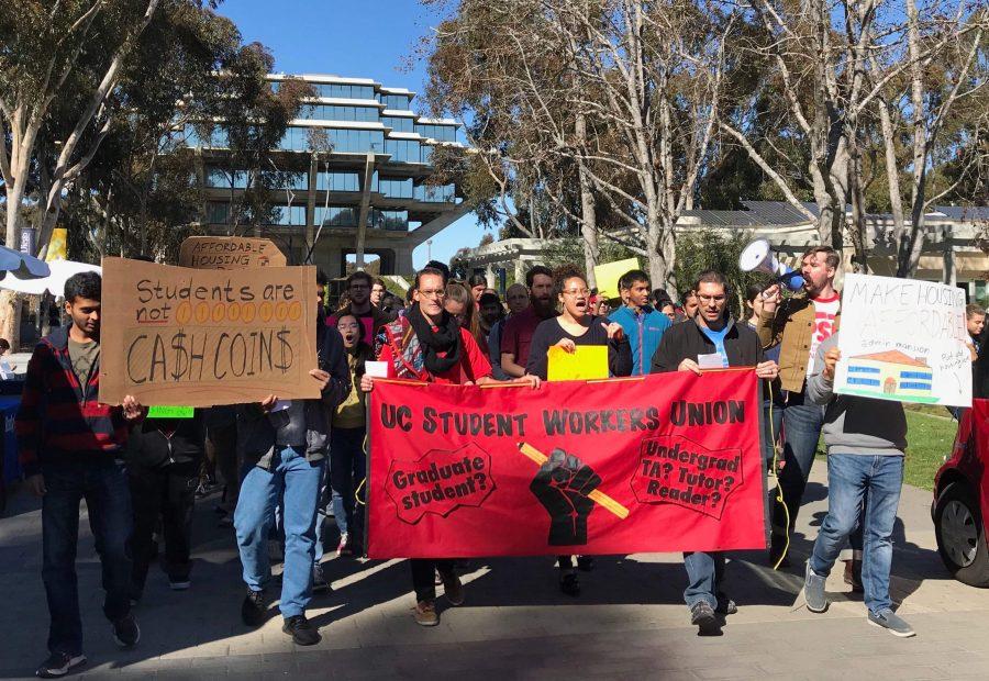 Activists+March+for+Housing+Affordability+on+Campus