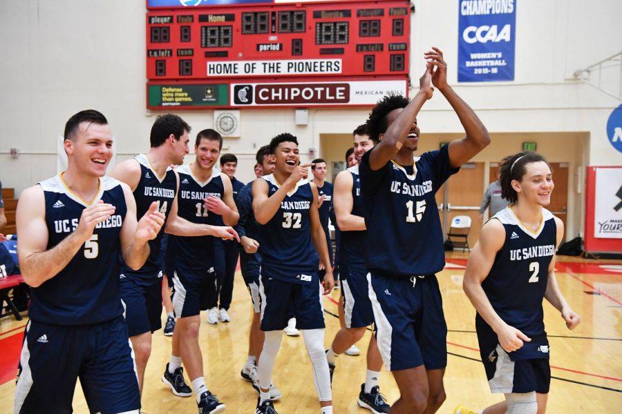 Mens Basketball Takes Third Straight CCAA Title