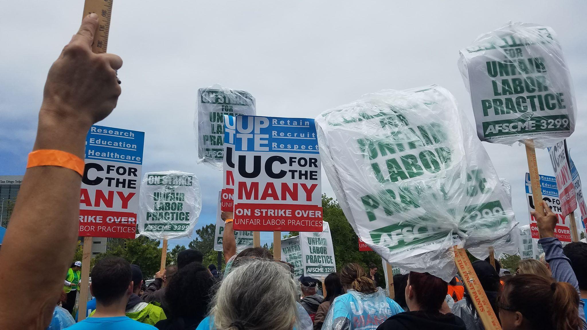 AFSCME Strikes for the Fifth Time This Year Across all UC Campuses