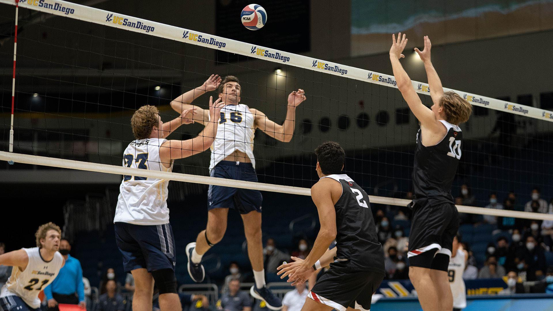 Triton Mens Volleyball Nets Thrilling Victory Against No. 2 Long Beach State