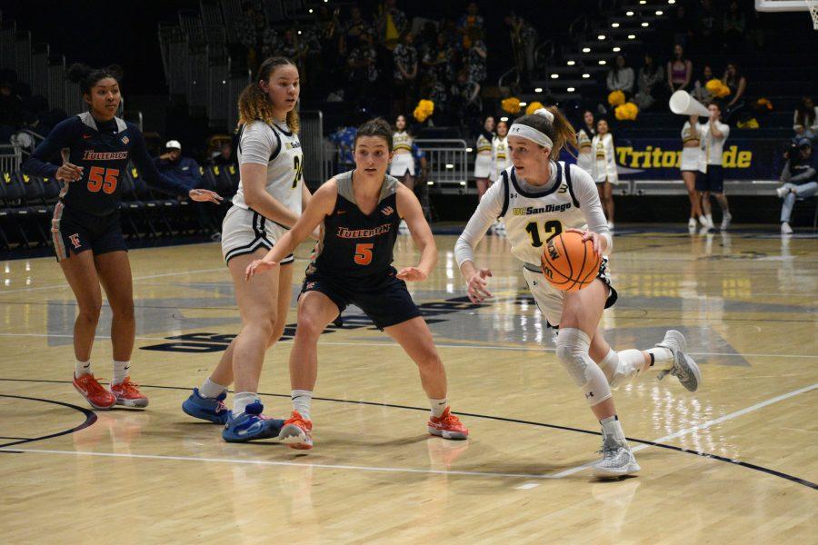 UCSD Women’s Basketball Struggles in Close Matchup on Senior Day